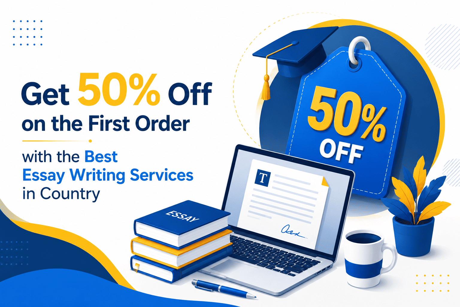 Get 50% Off on the First Order with the Best Essay Writing Services in USA