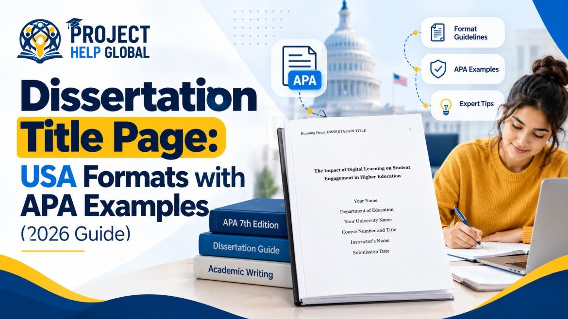 Dissertation Title Page: USA Formats with APA Examples (2026 Guide)